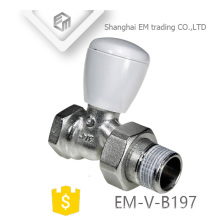EM-V-B197 Verchromte Temperatur Messing-Heizkörper-Thermostatventil